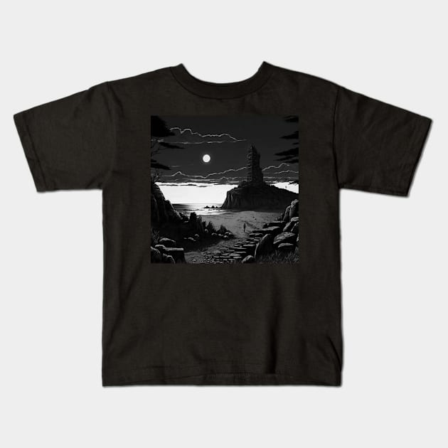 eclipse scene Kids T-Shirt by RazonLife